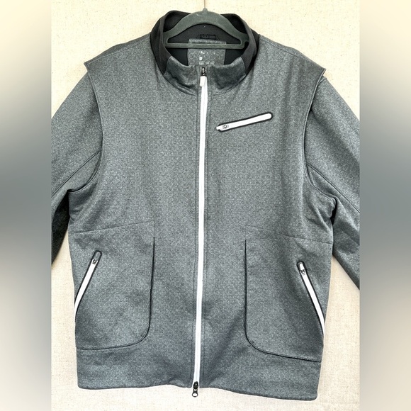 🛍️LEBRON JAMES for NIKE‎  Men’s Gray warmup jacket size L. - Picture 1 of 9